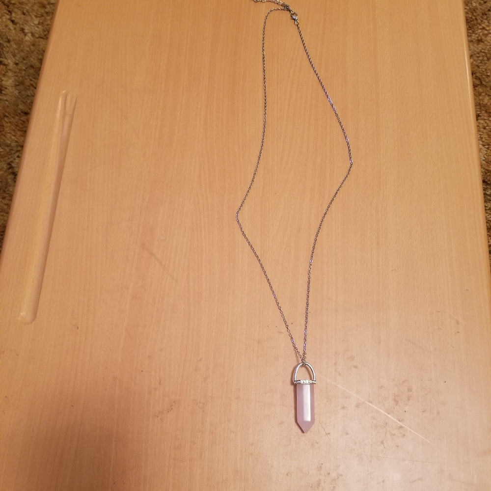 Rue21 Rose Quartz necklace